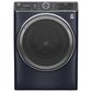 GE Appliances 5.0 Cu. Ft. Capacity Smart Front Load Steam Washer with SmartDispense UltraFresh Vent System with OdorBlock - Sapphire Blue, , large