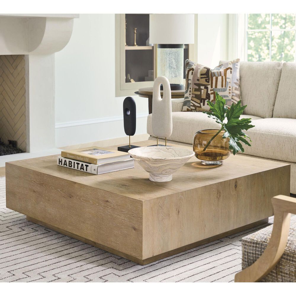 Lexington Home Brands Montecito Danielson Square Cocktail Table in Chaparral, , large