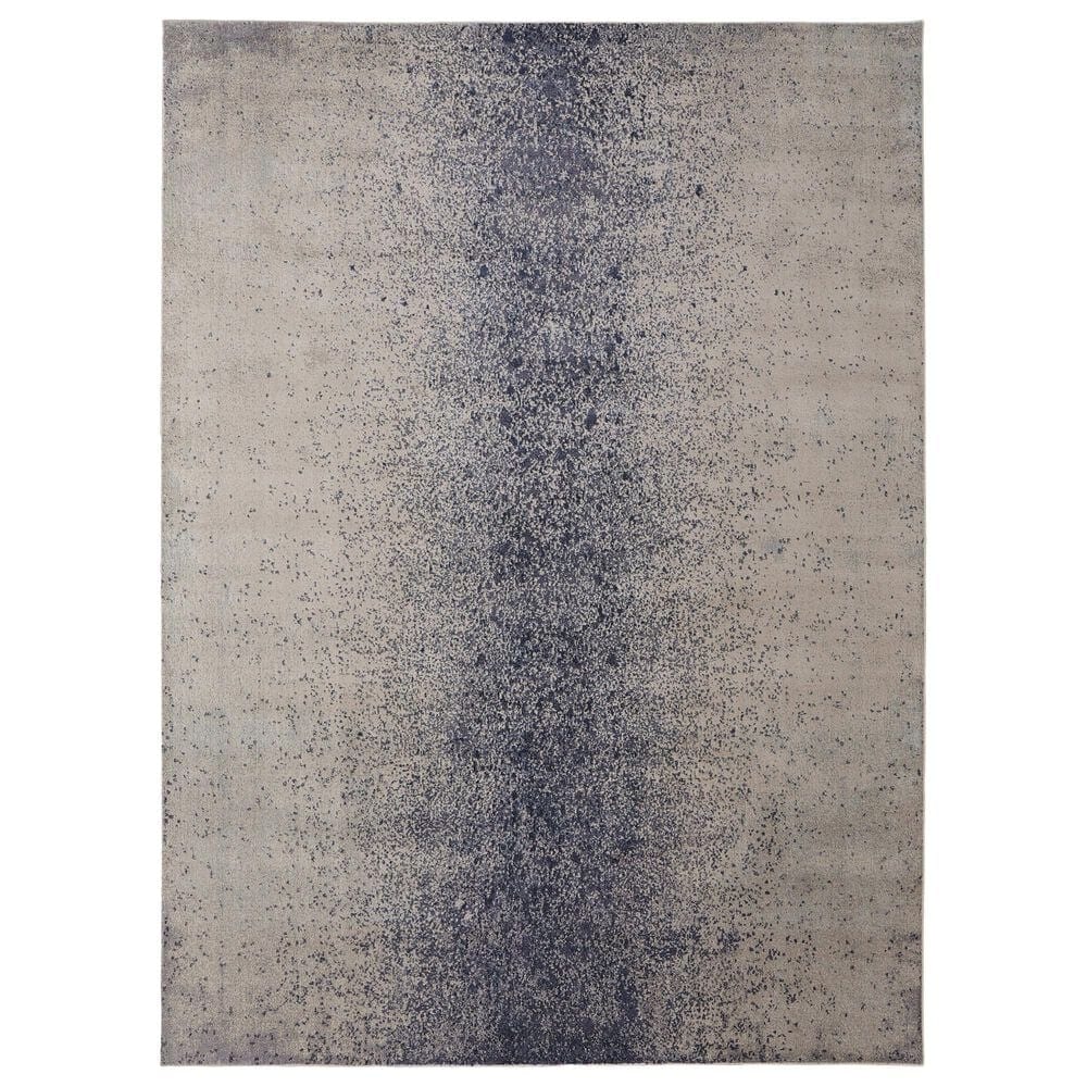 Feizy Astra 10" x 13"2" Ivory and Blue Area Rug, , large