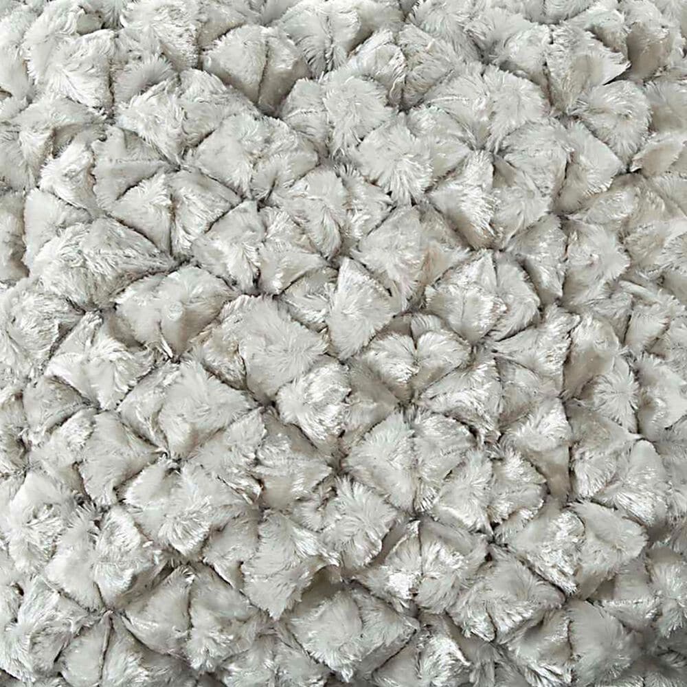 Nourison Lifestyle 20&quot; x 20&quot; Square Throw Pillow in Silver, , large