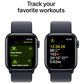 Apple Watch SE GPS + Cellular 40mm Midnight Aluminum Case with Ink Sport Loop, , large