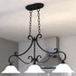 Vaxcel Monrovia 3-Light Linear Chandelier in Oil Rubbed Bronze, , large