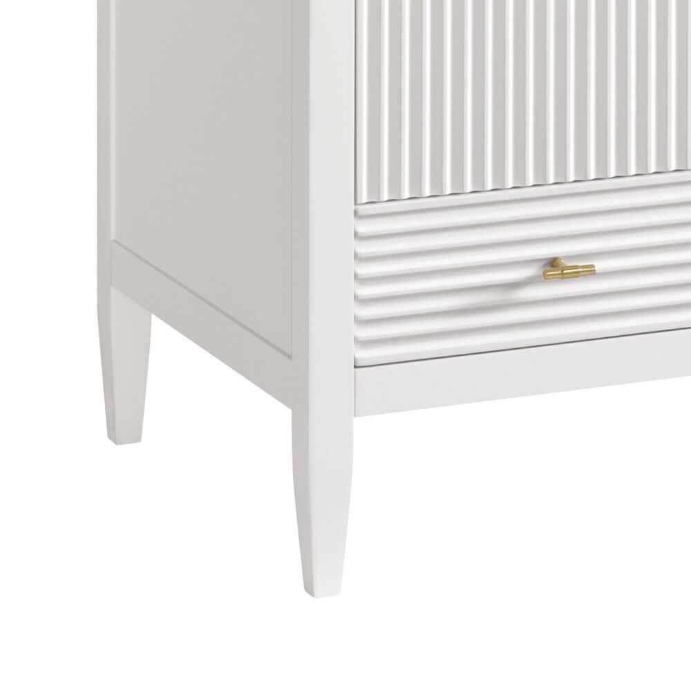 James Martin Vanities Myrrin 36&quot; Vanity in Bright White with 3 cm Charcoal Soapstone Quartz Top, , large