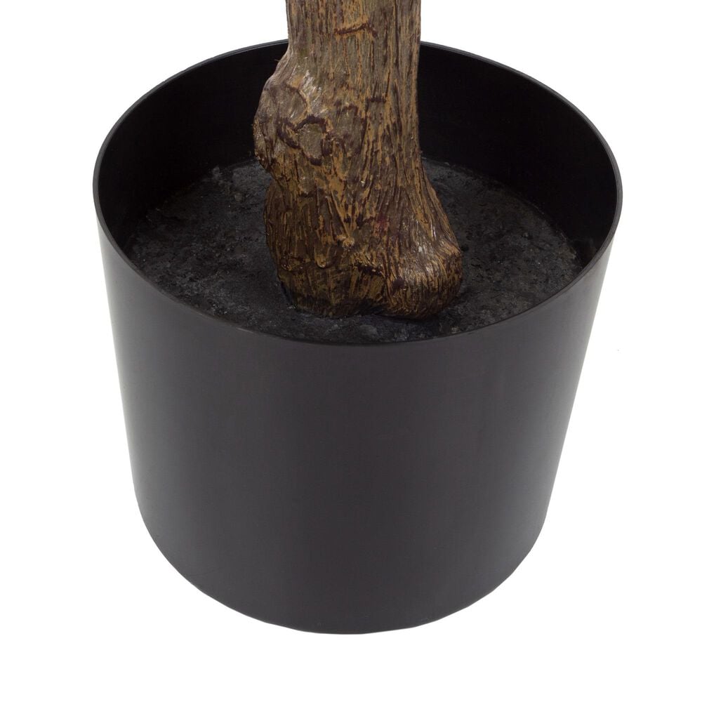 Timberlake 51" Artificial Rubber Tree with Pot in Green, , large