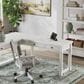 Ashley Robbinsdale 3-Piece L-Shape Desk and Bookcase Set in Antique White, , large