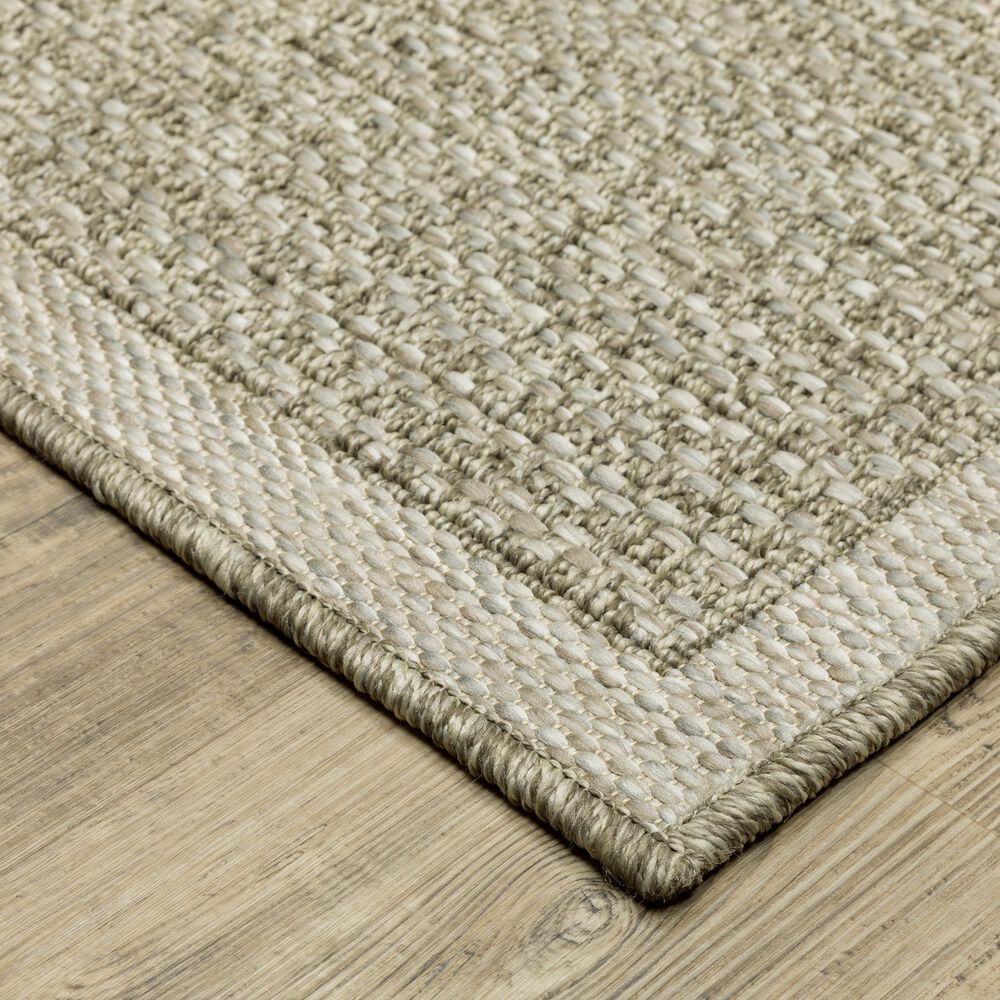 Oriental Weavers Tortuga TR12A 9&#39;10&quot; x 12&#39;10&quot; Beige Area Rug, , large