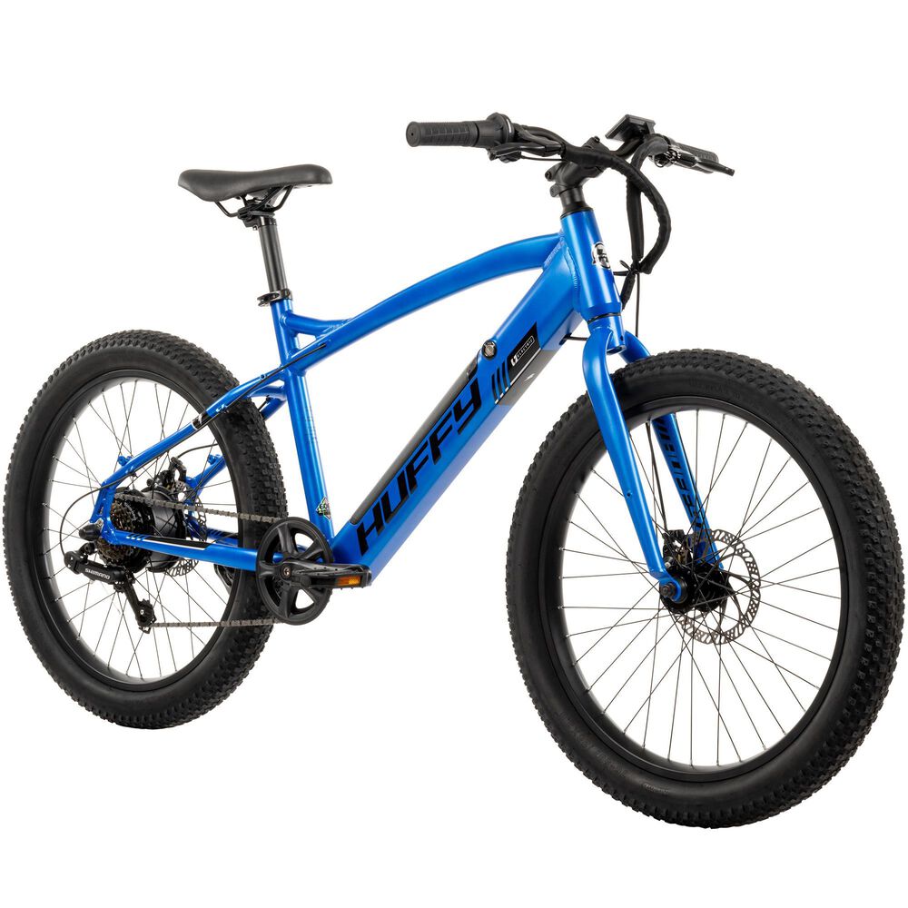 Huffy 24" Quantis 250W Class 2 E-Bike in Matte Cobalt, , large