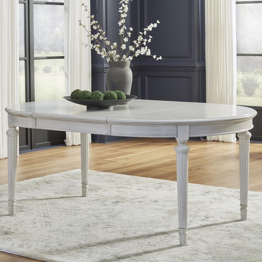 Ashley Montelaine Oval Dining Table in Antique White - Table Only, , large