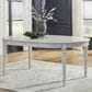Ashley Montelaine Oval Dining Table in Antique White - Table Only, , large