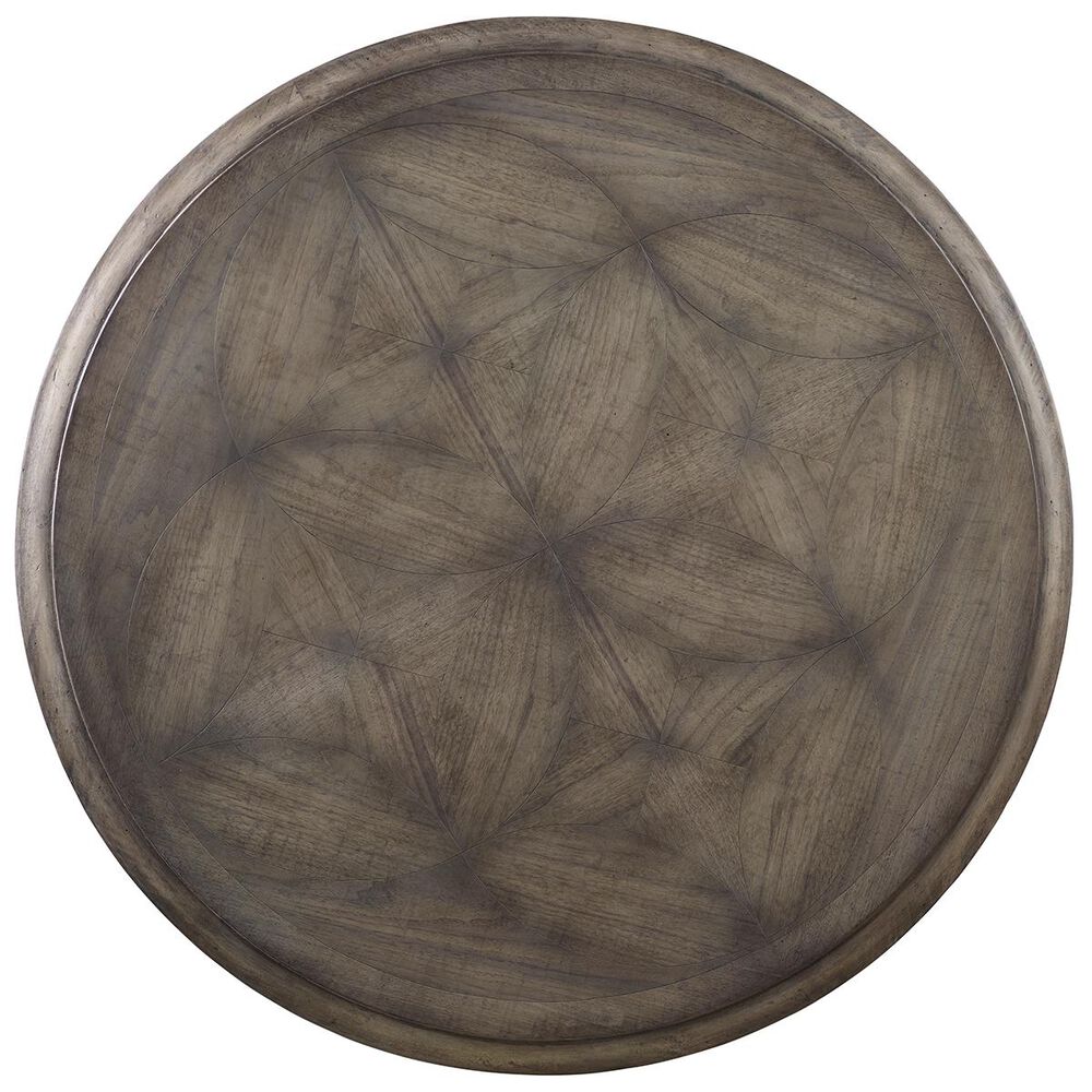 Hooker Furniture Melange Brynlee 42&quot; Table in Walnut and White - Table Only, , large