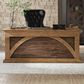 Hooker Furniture Big Sky Executive Desk in Vintage Natural, , large