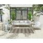 Nourison Positano Geometric Charcoal 4" x 6" Indoor/Outdoor Area Rug, , large