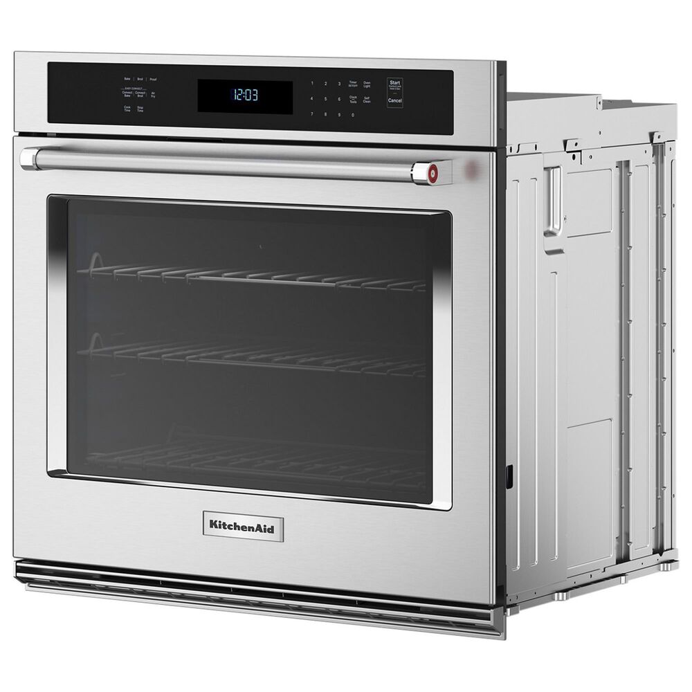 KitchenAid 30&quot; Single Wall Oven with Air Fry Mode in PrintShield Stainless Steel, , large