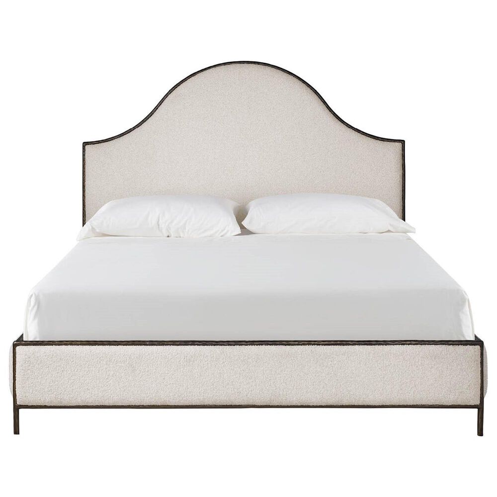 Universal Furniture Griffith Park King Upholstered Bed with Two Nightstands in Sienna, , large
