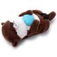 LAUT Ocean Otter Wallet in Brown and White, , large