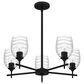 Quoizel Lucy 5-Light Chandelier in Matte Black, , large