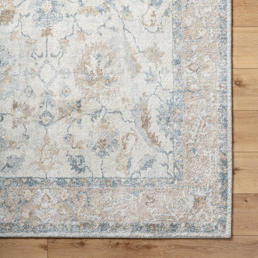 Surya Avellino 9&#39;2&quot; x 12&#39; Light Beige, Light Gray, Tan, Gray, Deep Teal and Light Olive Area Rug, , large