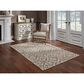 Oriental Weavers Tallavera 55607 10" x 13" Brown and Ivory Area Rug, , large