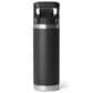 YETI Rambler 18 Oz Water Bottle with Flip Chug Cap in Black, , large
