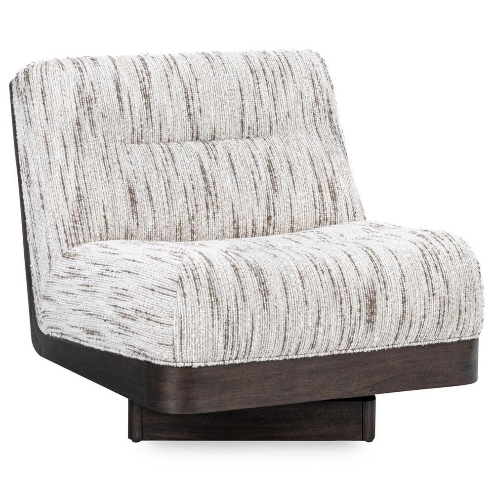 Classic Home Crandall Swivel Chair in Cocoa Cream, , large