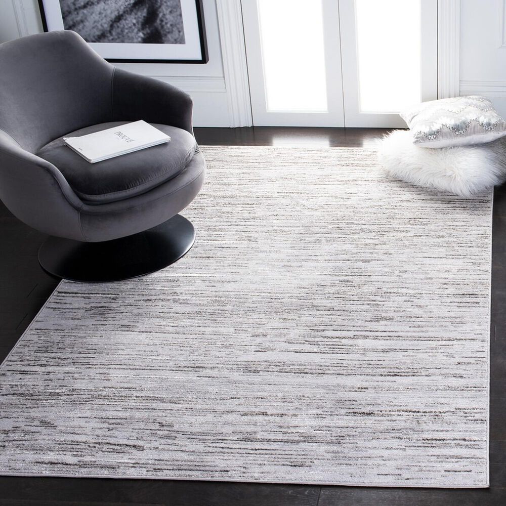 Safavieh Orchard Striped 4&#39;5&quot; x 6&#39;5&quot; Grey and Light Grey Area Rug, , large