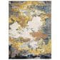 Oriental Weavers Caravan Clouds Prevail 9"10" x 12"10" Yellow and Blue Area Rug, , large