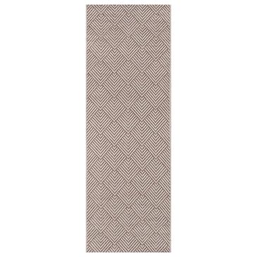 Momeni Como COM-3 2" x 10" Beige Performance Runner, , large