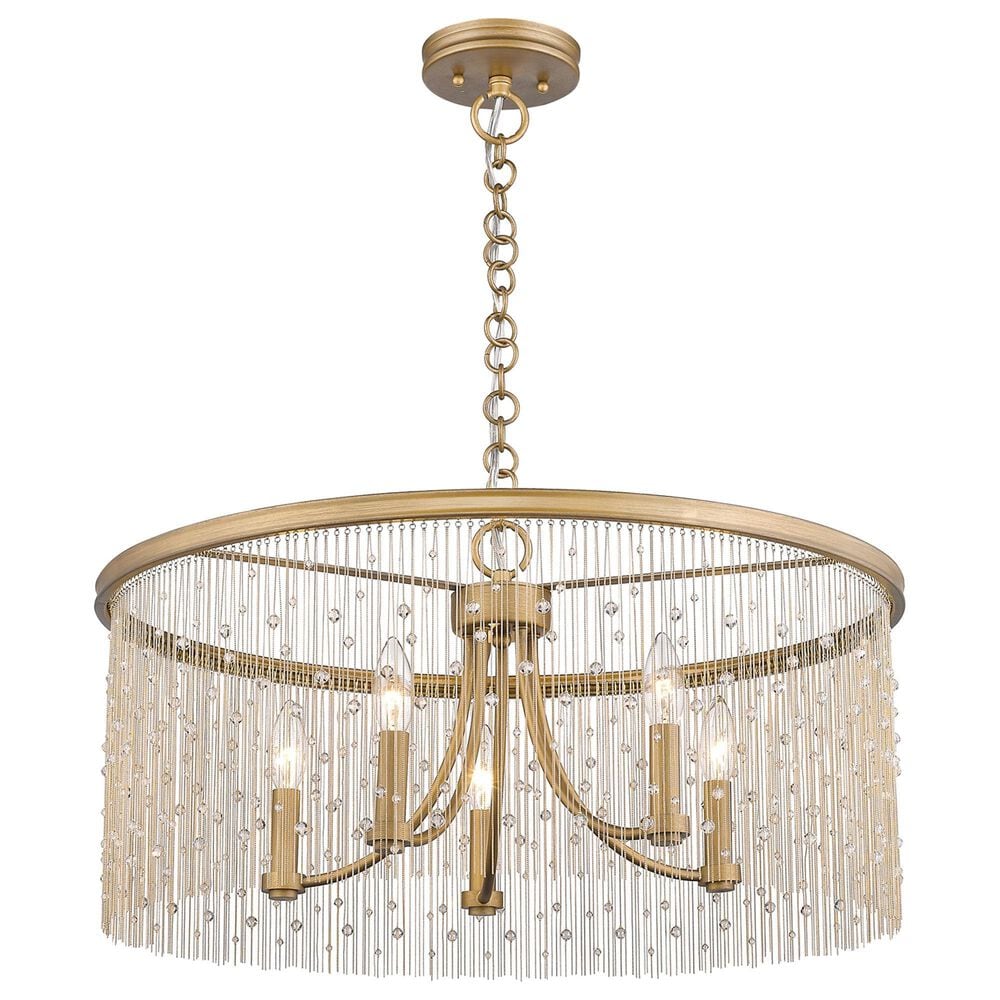 Golden Lighting Marilyn 5-Light Chandelier in Peruvian Gold, , large