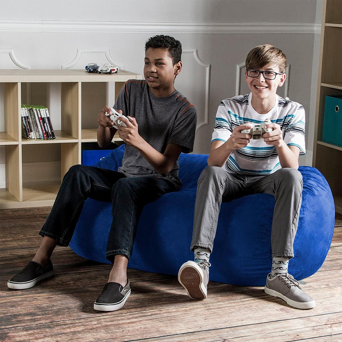 Jaxx 4' Lounger Bean Bag in Blueberry