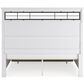 Ashley Ashbryn King Storage Bed in White and Natural, , large