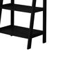 Linon Home Decor Acadia 5-Shelf Ladder Bookcase in Black, , large