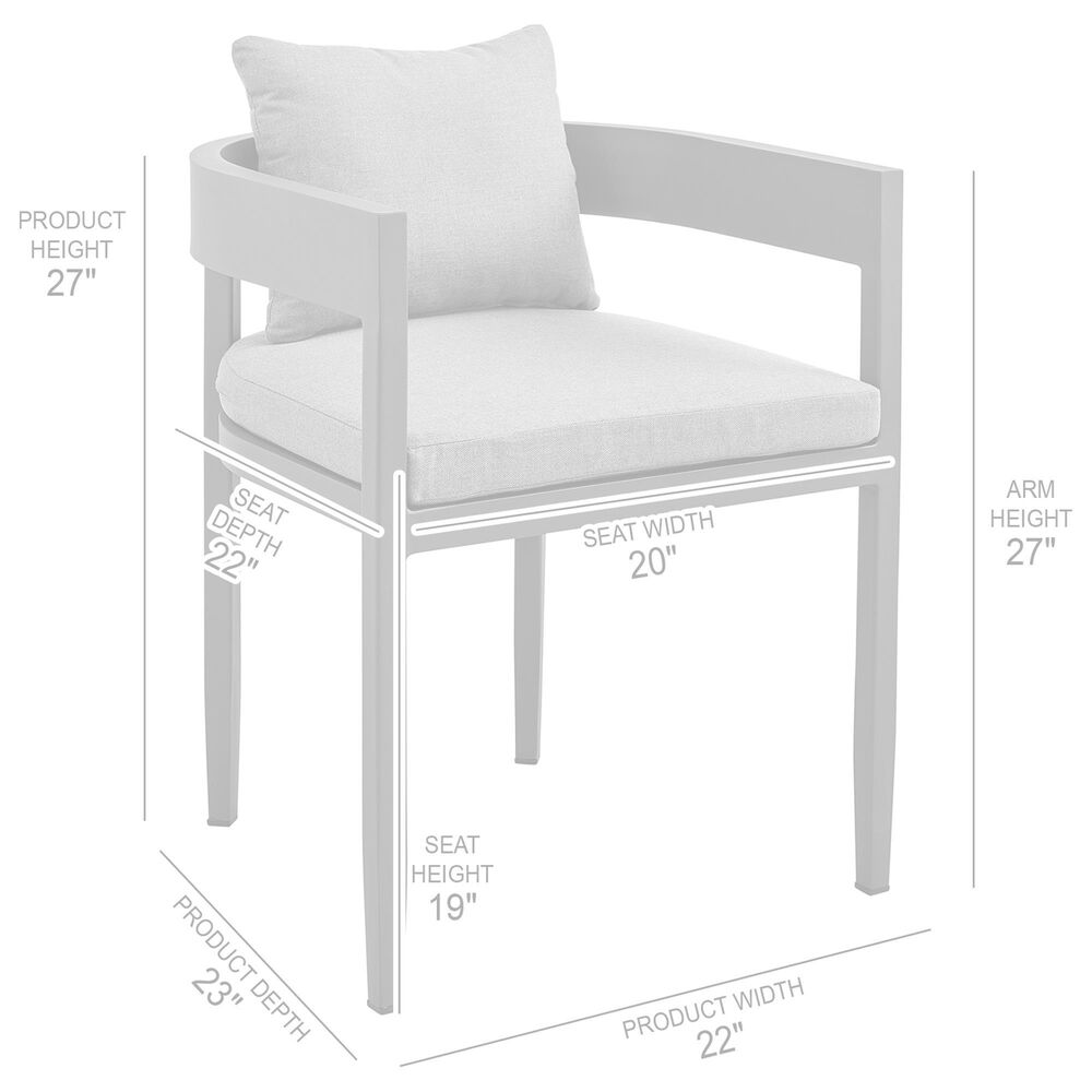 Blue River Argiope Outdoor Dining Chair in Dark Gray (Set of 2), , large