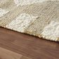 L&R Resources Geoblend Beige and Natural 9" x 12" Area Rug, , large