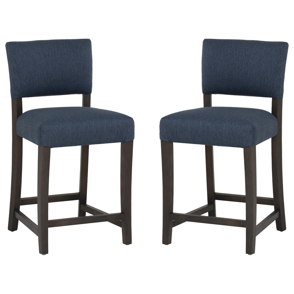 Linon Home Decor Koda Counter Stool in Rich Brown (Set of 2), , large