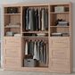 Bestar Pur 86" Closet Organizer with 6-Drawer in Rustic Brown, , large