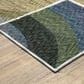 Oriental Weavers Tisdell TIS06 Blue and Green 3"9" x 5"2" Area Rug, , large