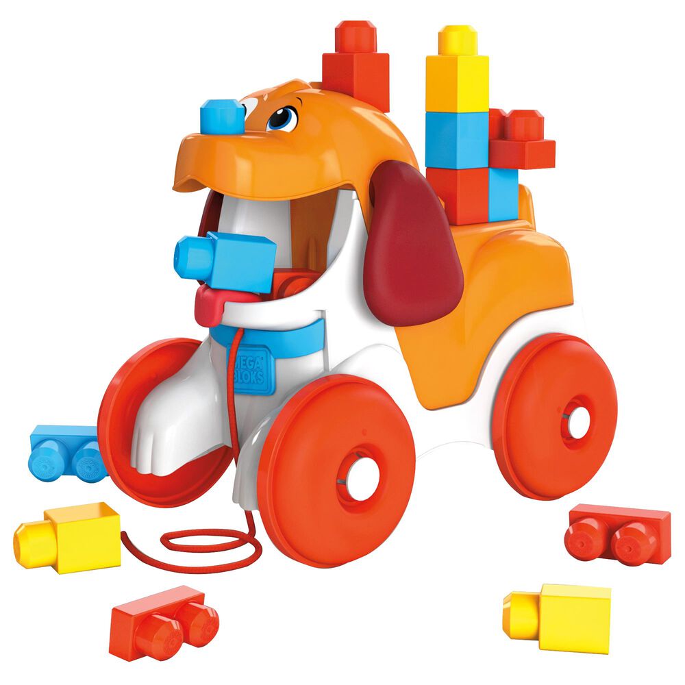 Mega Bloks Pull Along Puppy Building Set, , large