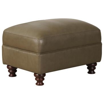 Simon Li Leather Ottoman in Triomphe Mushroom, , large
