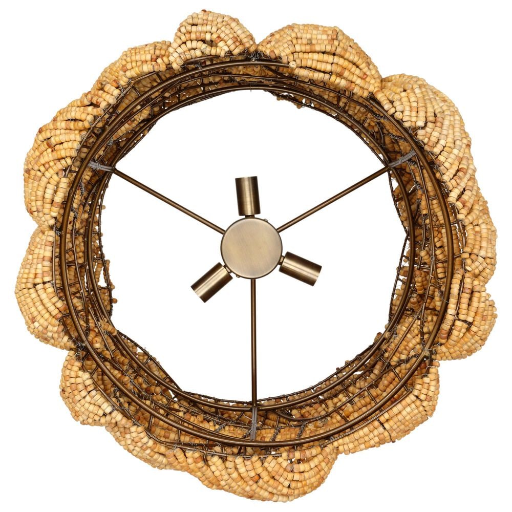 Jamie Young Direct Ship Elmont 3-Light Small Chandelier in Natural, , large