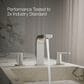 Kohler Parallel Widespread Bathroom Sink Faucet in Vibrant Polished Nickel, , large