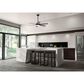 Hunter Donatella 52" Ceiling Fan with LED Lights in Matte Black, , large