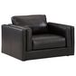 Ashley Amiata Stationary Chair and a Half with Ottoman Set in Onyx, , large