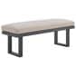 Mayberry Hill Playa Patio Dining Bench in Beige, , large