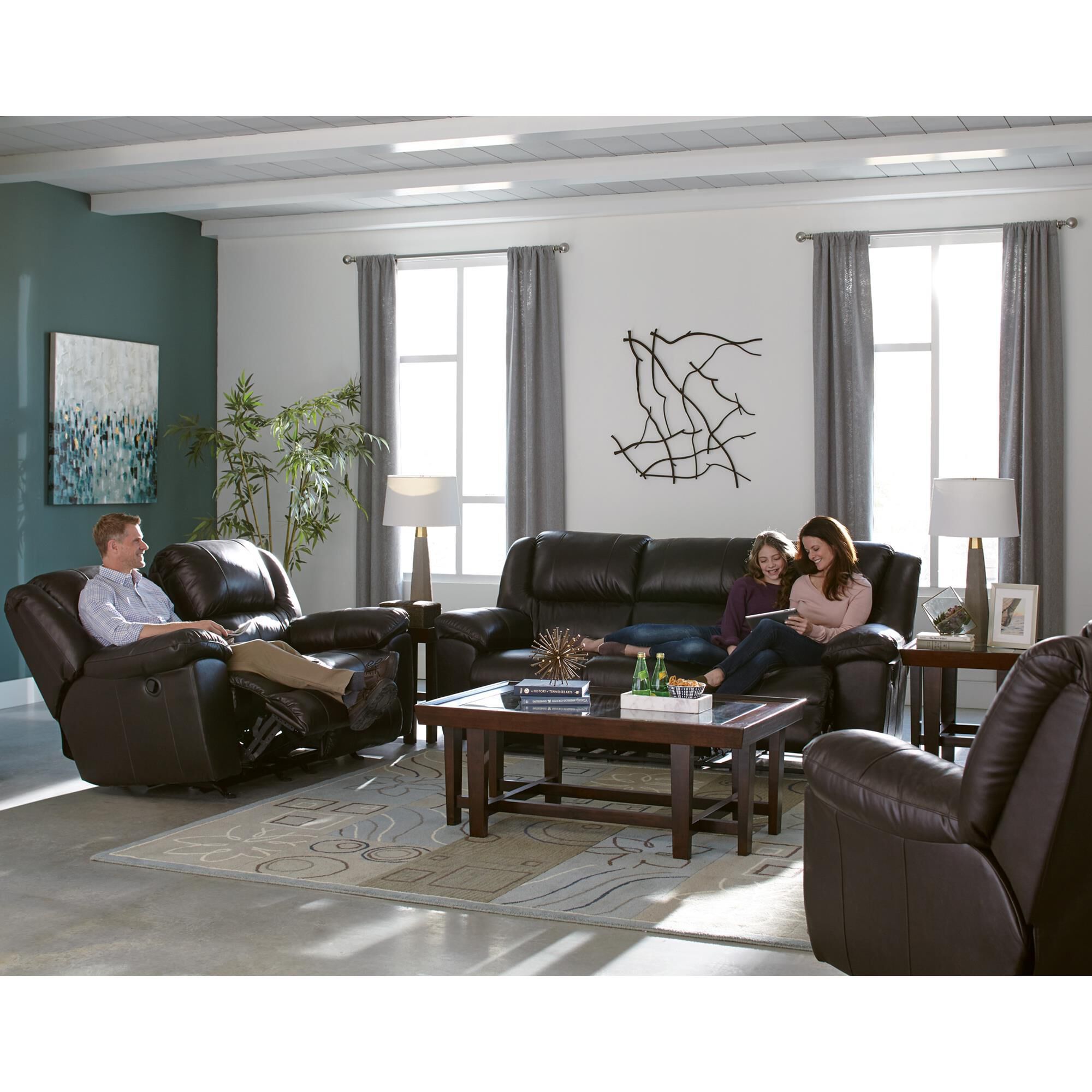 Catnapper Transformer II Power Reclining Loveseat in Chocolate NFM