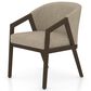 Canadel Modern 5-Piece Round Dining Set in Hazelnut Washed, , large
