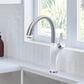 Blanco Artona Pull-Down Kitchen Faucet 1.5 GPM in PVD Steel and White, , large