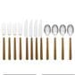 Oneida 24/7 Outdoor Living 12-Piece Flatware Set in Mirror and Faux Wood, , large