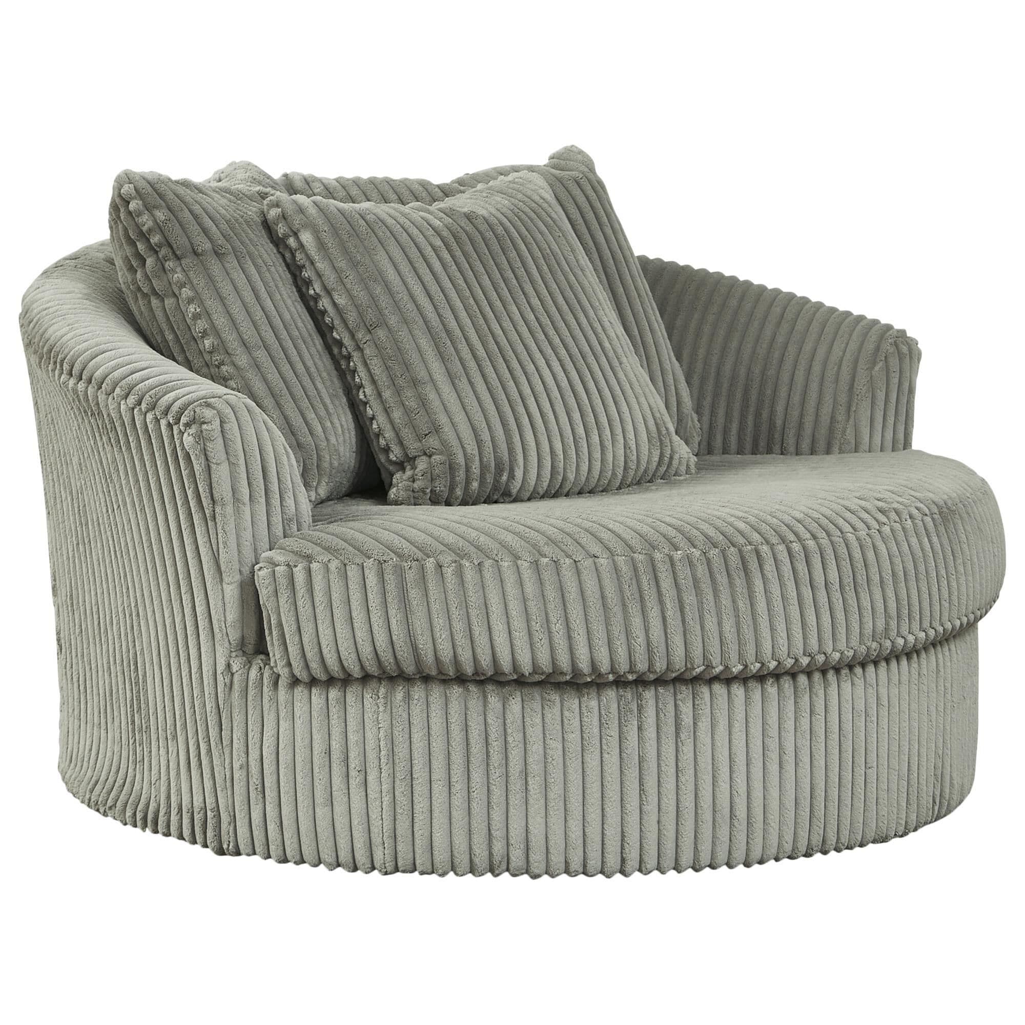 Grey and black cuddle chair outlet