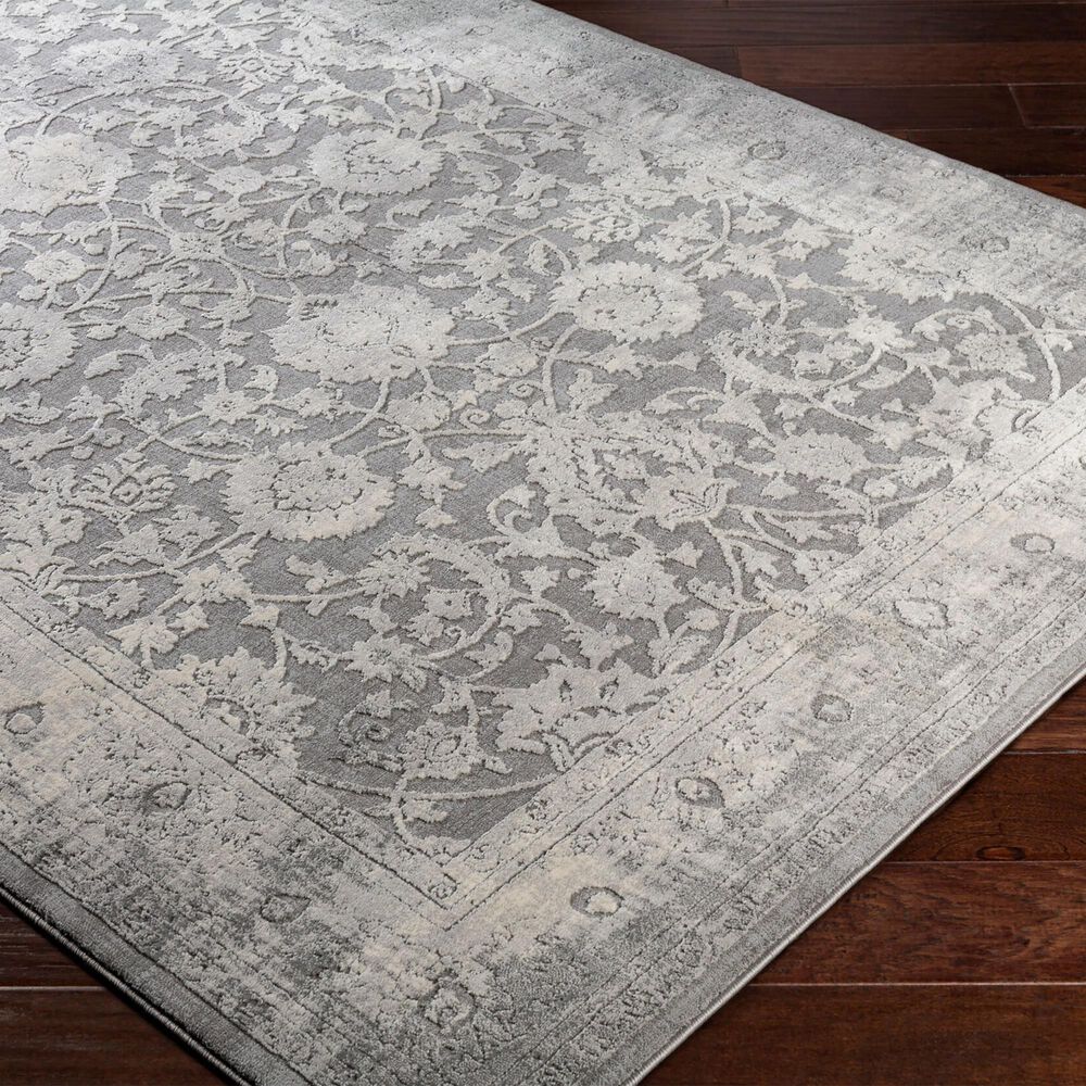Surya Tibetan 9&#39;3&quot; x 12&#39;3&quot; Charcoal, Ivory and Medium Gray Area Rug, , large