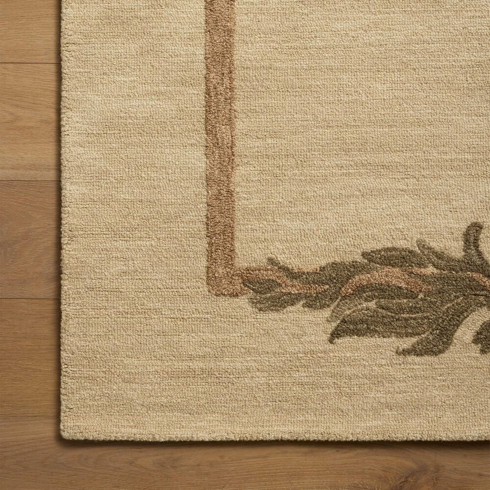 Loloi Romi Natural and Olive 5' x 7'6" Area Rug, , large